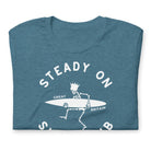 Jolly & Goode Shirts & Tops Steady On Surf Club Great Britain | Skeleton Surf King T-shirt Cheeky British Style