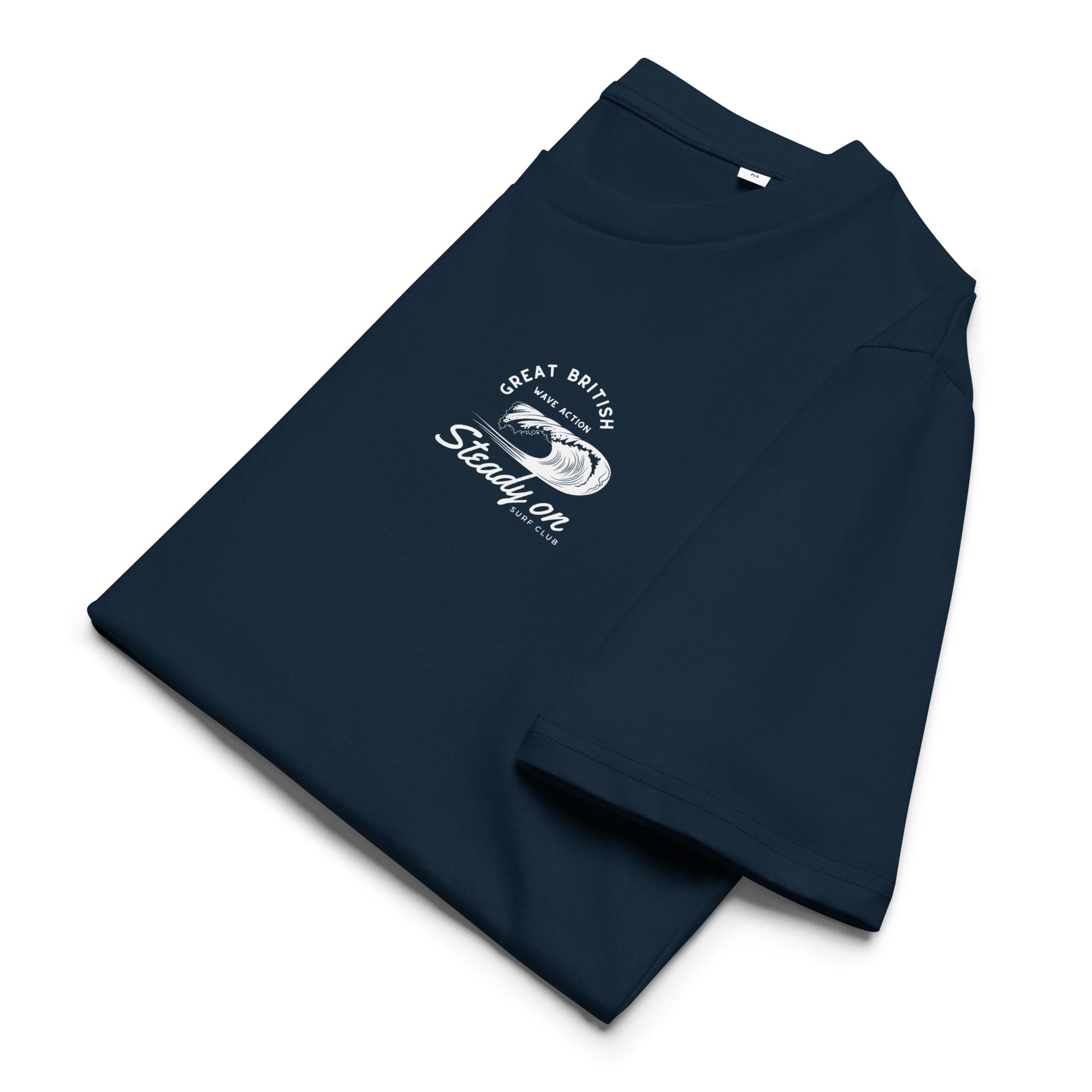 Jolly & Goode Shirts & Tops Steady On Surf Club | Organic Cotton Tee | Unisex Fit Cheeky British Style