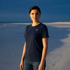 Jolly & Goode Shirts & Tops Subtle Left Chest Union Jack Women’s T-shirt Cheeky British Style