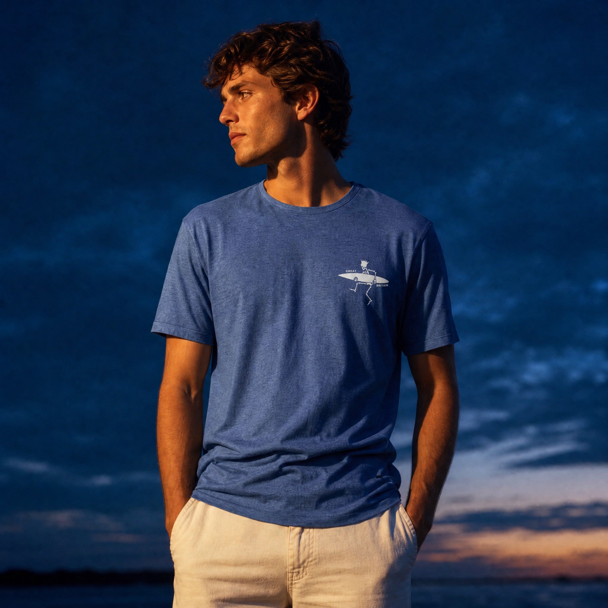 Jolly & Goode Shirts & Tops Surf's Up, Mate | Steady On Surf Club Tee Cheeky British Style