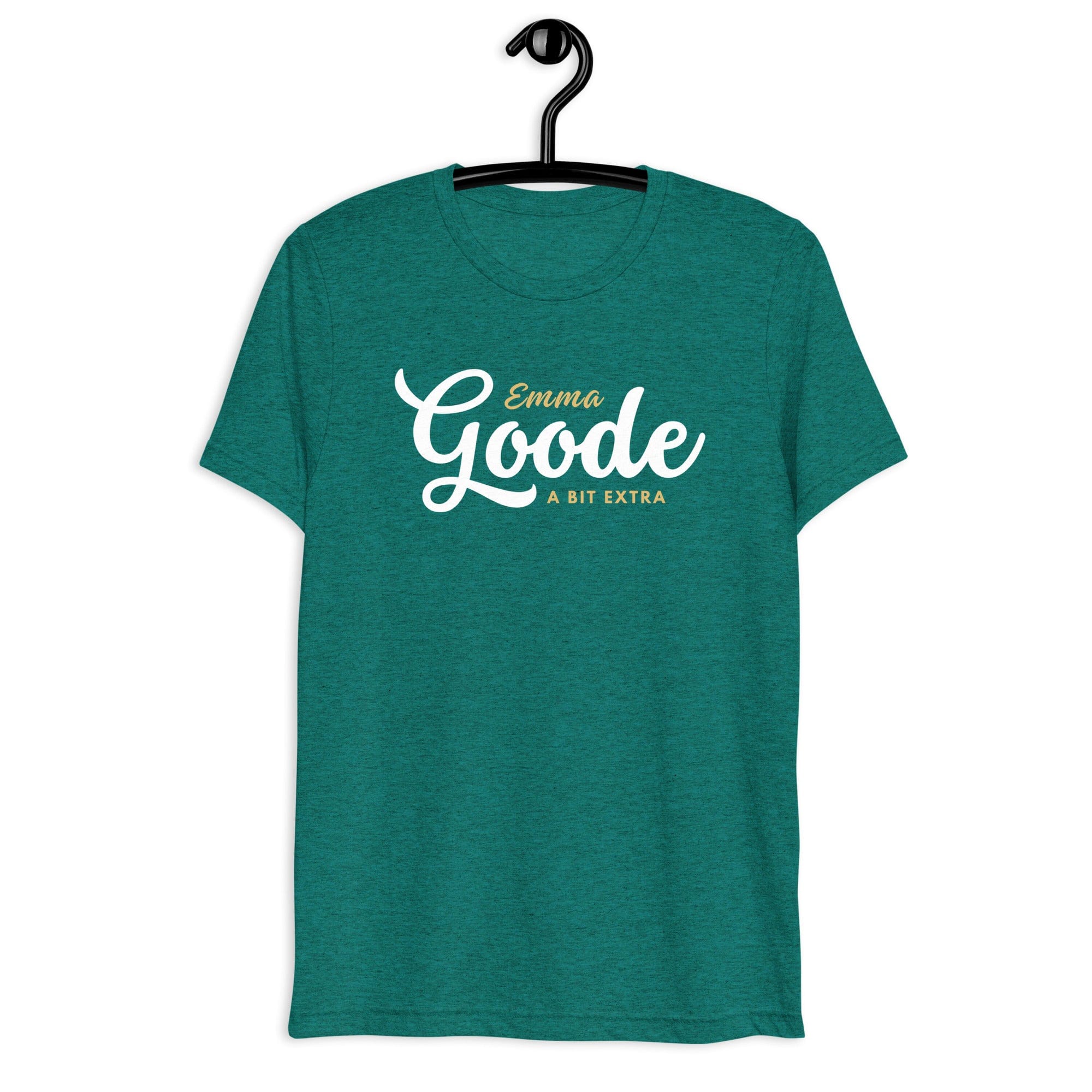 Jolly & Goode Shirts & Tops Teal Triblend / XS Emma Goode - A Bit Extra - T-shirt | Triblend Cheeky British Style