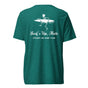 Jolly & Goode Shirts & Tops Teal Triblend / XS Surf's Up, Mate | Steady On Surf Club Tee Cheeky British Style