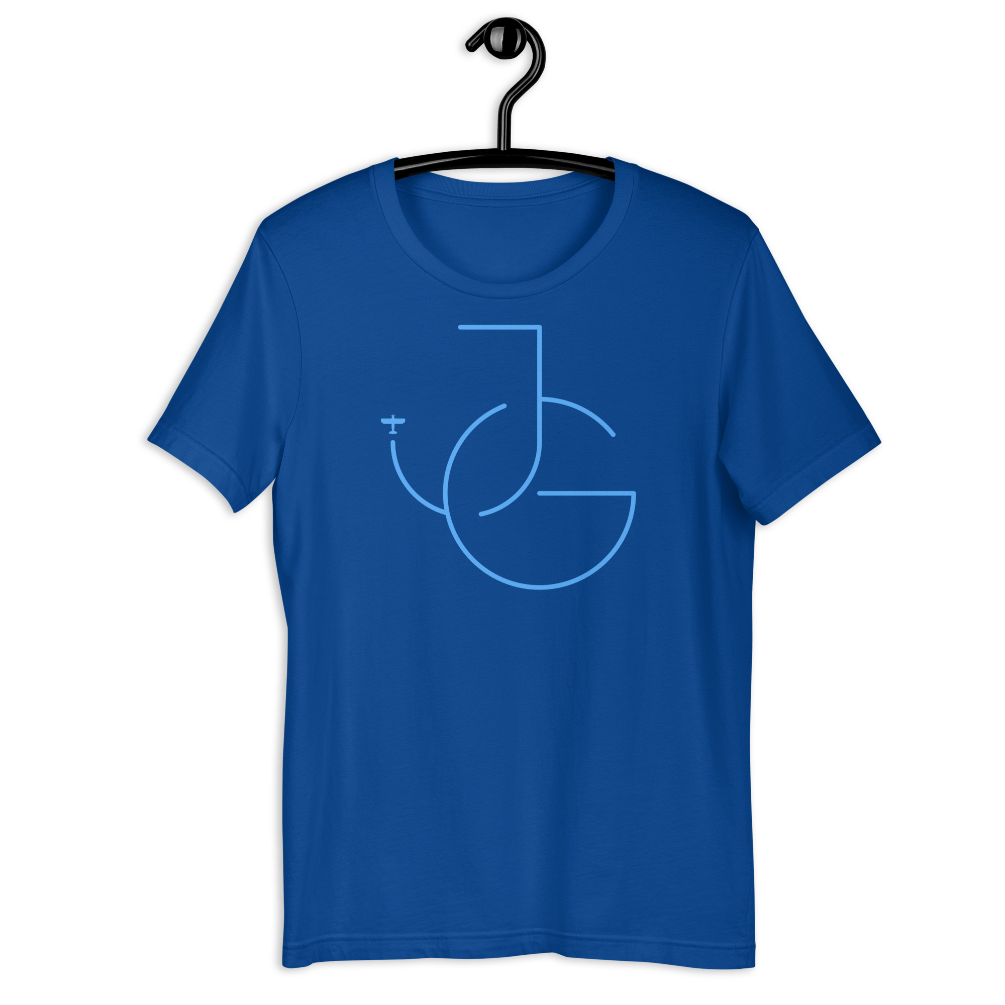 Jolly & Goode Shirts & Tops True Royal / S JG Airplane | Jolly & Goode Skywriter T-shirt Cheeky British Style