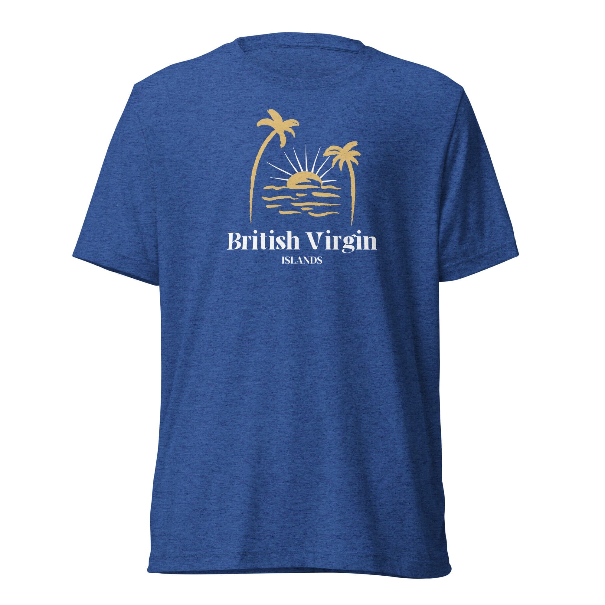 Jolly & Goode Shirts & Tops True Royal Triblend / XS British Virgin Islands T-shirt Cheeky British Style