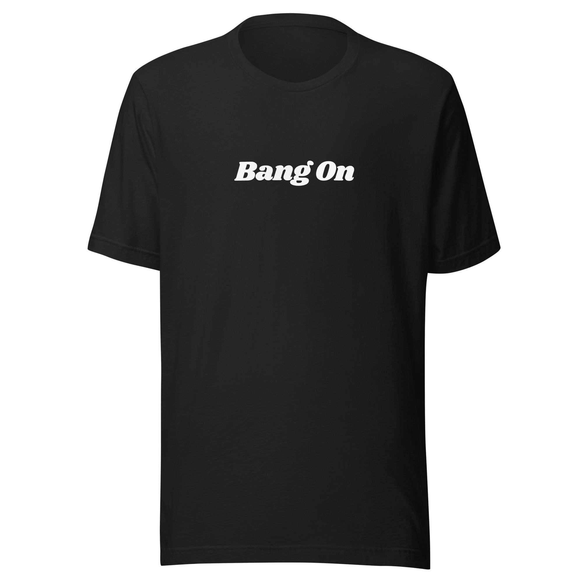Jolly & Goode Shirts & Tops Vintage Black / S Bang On Tee | Unisex Cheeky British Style