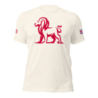 Jolly & Goode Shirts & Tops Vintage White / S GB Lion Tee | Union Jack sleeve Cheeky British Style
