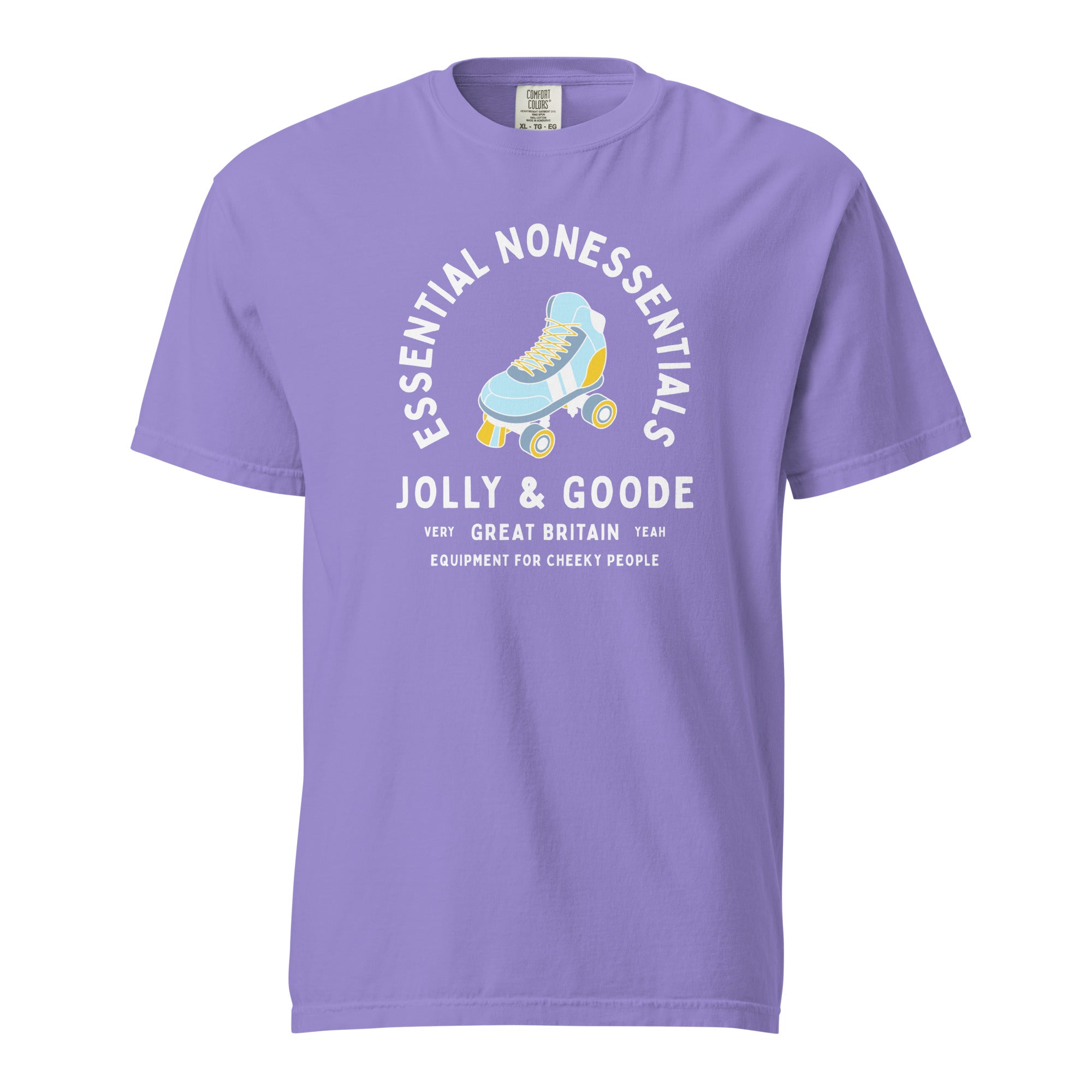 Jolly & Goode Shirts & Tops Violet / S Essential Nonessentials Roller Skate Tee Cheeky British Style