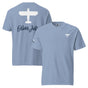 Jolly & Goode Shirts & Tops Washed Denim / S Flight by Oliver Jolly | Heavyweight T-shirt | Garment-Dyed Cheeky British Style