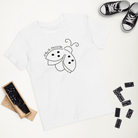Jolly & Goode Shirts & Tops White / 3-4 Jolly & Goode Ladybug | Organic Kids T-shirt Cheeky British Style