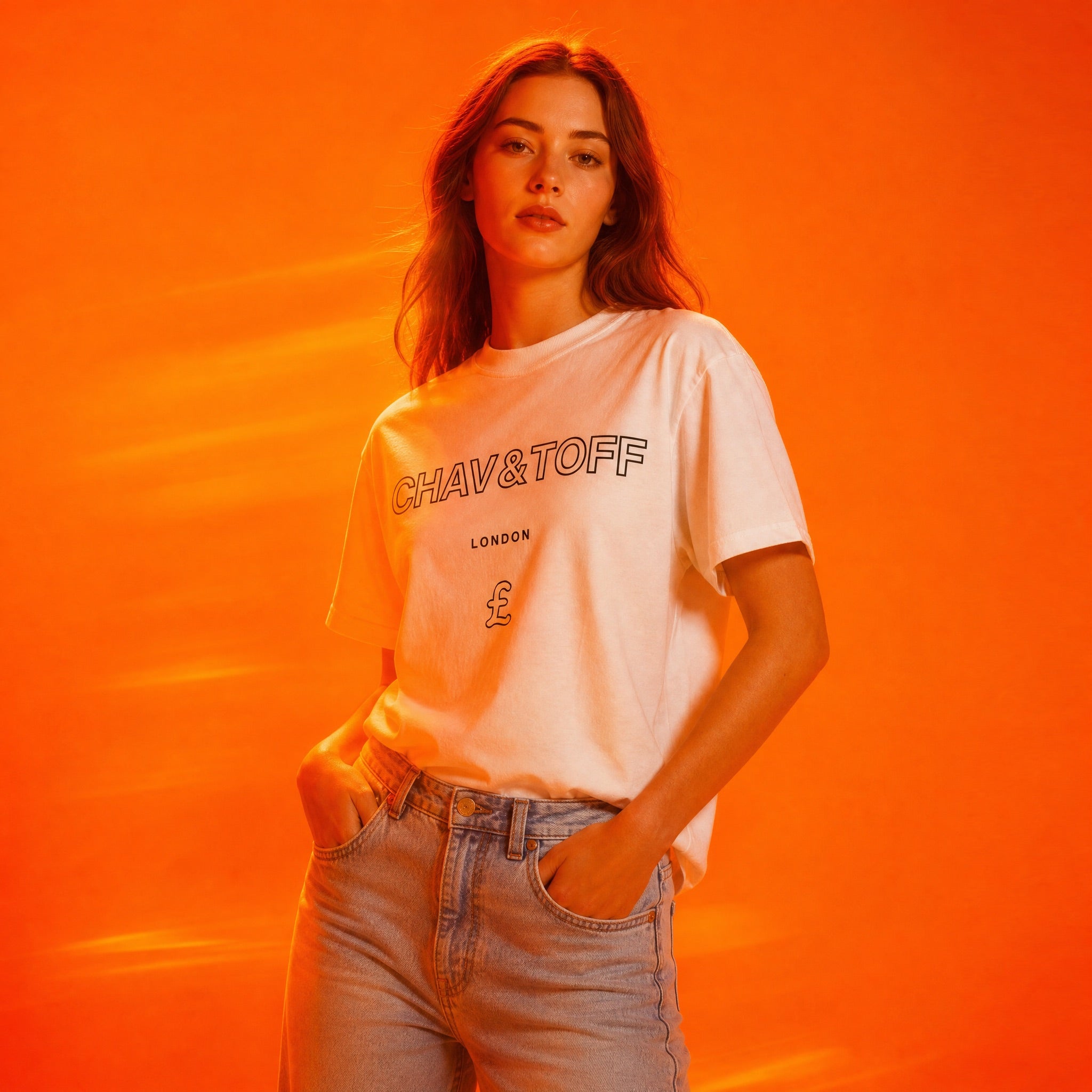 Jolly & Goode Shirts & Tops White / S Chav & Toff London Shirt | Relaxed Fit Cheeky British Style