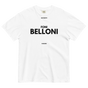 Jolly & Goode Shirts & Tops White / S Foni Belloni Authentic Fashion T-Shirt | Garment-Dyed Cheeky British Style