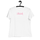 Jolly & Goode Shirts & Tops White / S Have a Think Women's Relaxed T-Shirt Cheeky British Style
