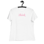 Jolly & Goode Shirts & Tops White / S Have a Think Women's Relaxed T-Shirt Cheeky British Style