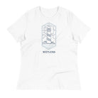 Jolly & Goode Shirts & Tops White / S Wit's End | Women's Relaxed T-Shirt Cheeky British Style