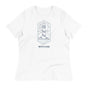 Jolly & Goode Shirts & Tops White / S Wit's End | Women's Relaxed T-Shirt Cheeky British Style
