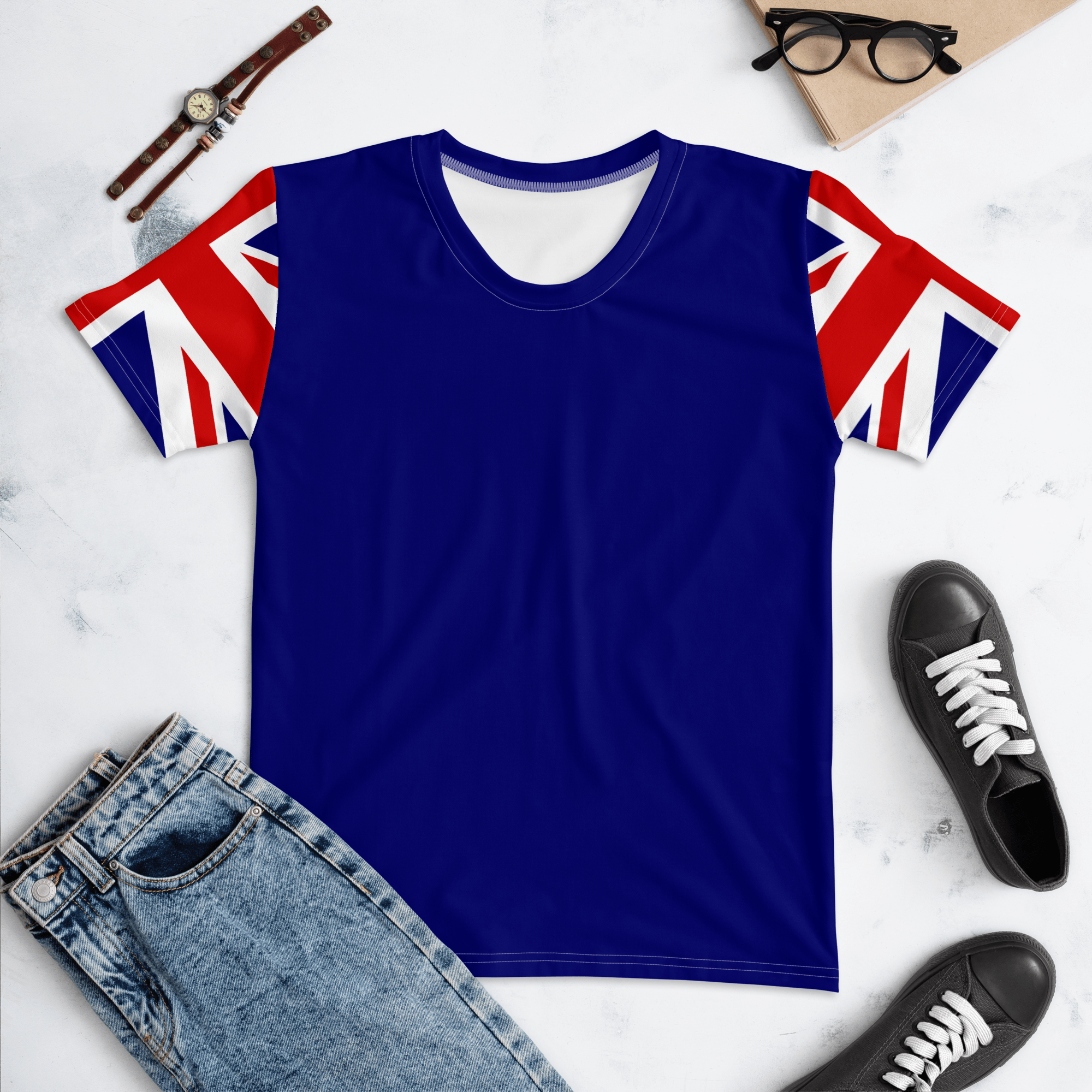 Jolly & Goode Shirts & Tops XS Union Jack Women's T-shirt Cheeky British Style