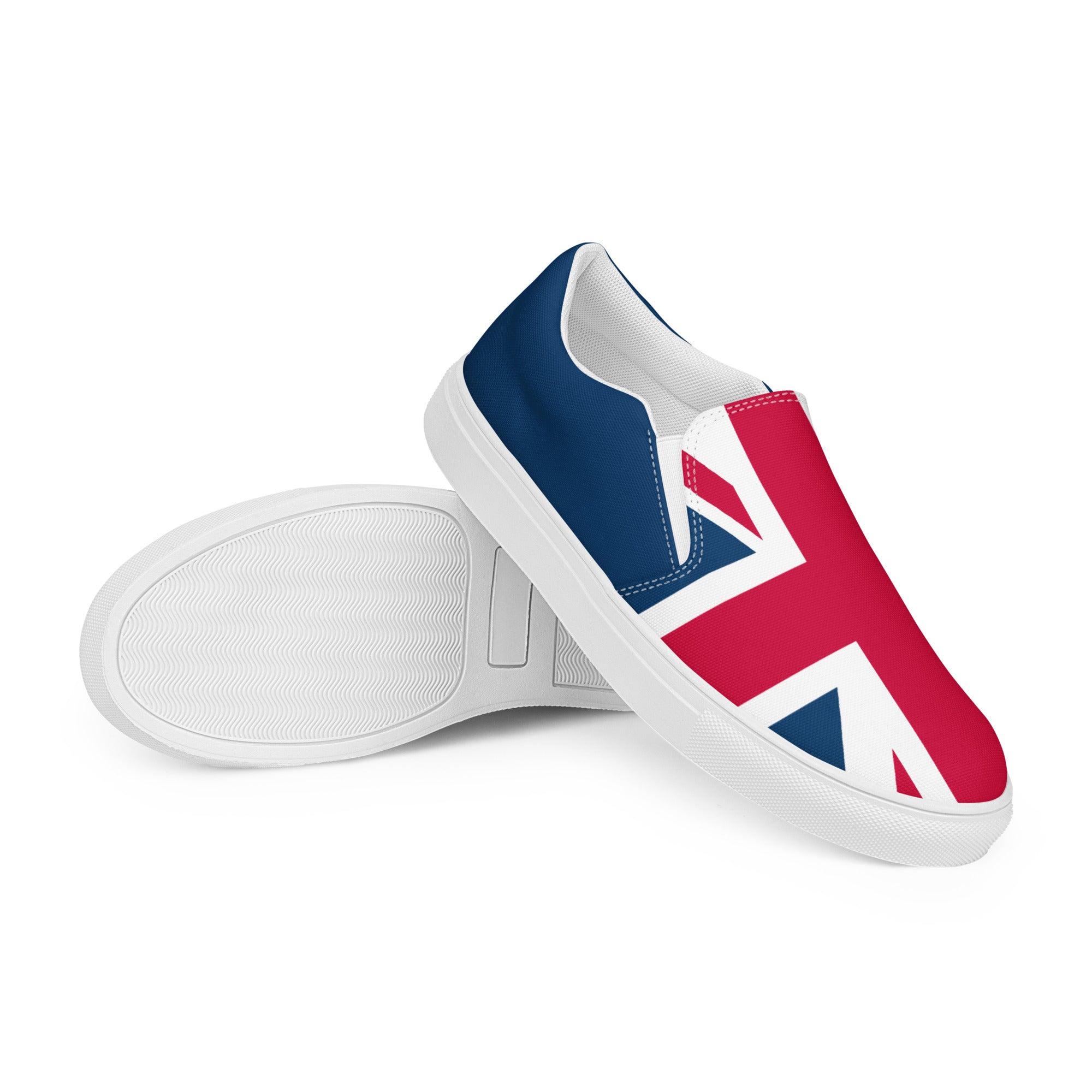 Jolly & Goode Shoes Men’s Union Jack Slip-On Shoes Cheeky British Style
