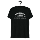 Jolly & Goode Solid Black Triblend / XS Permacrisis & Sons Triblend T-shirt Cheeky British Style