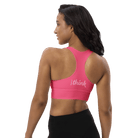 Jolly & Goode sports bras Have a Think Pink Longline Sports Bra Cheeky British Style