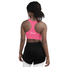 Jolly & Goode sports bras Have a Think Pink Longline Sports Bra Cheeky British Style