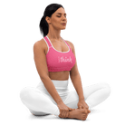 Jolly & Goode sports bras Have a Think Pink Racerback Sports Bra Cheeky British Style