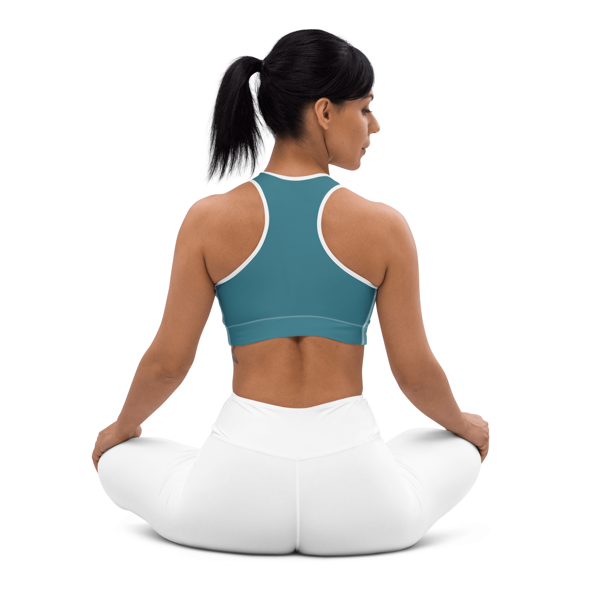 Jolly & Goode sports bras Light Blue Polkadot Sports Bra Cheeky British Style