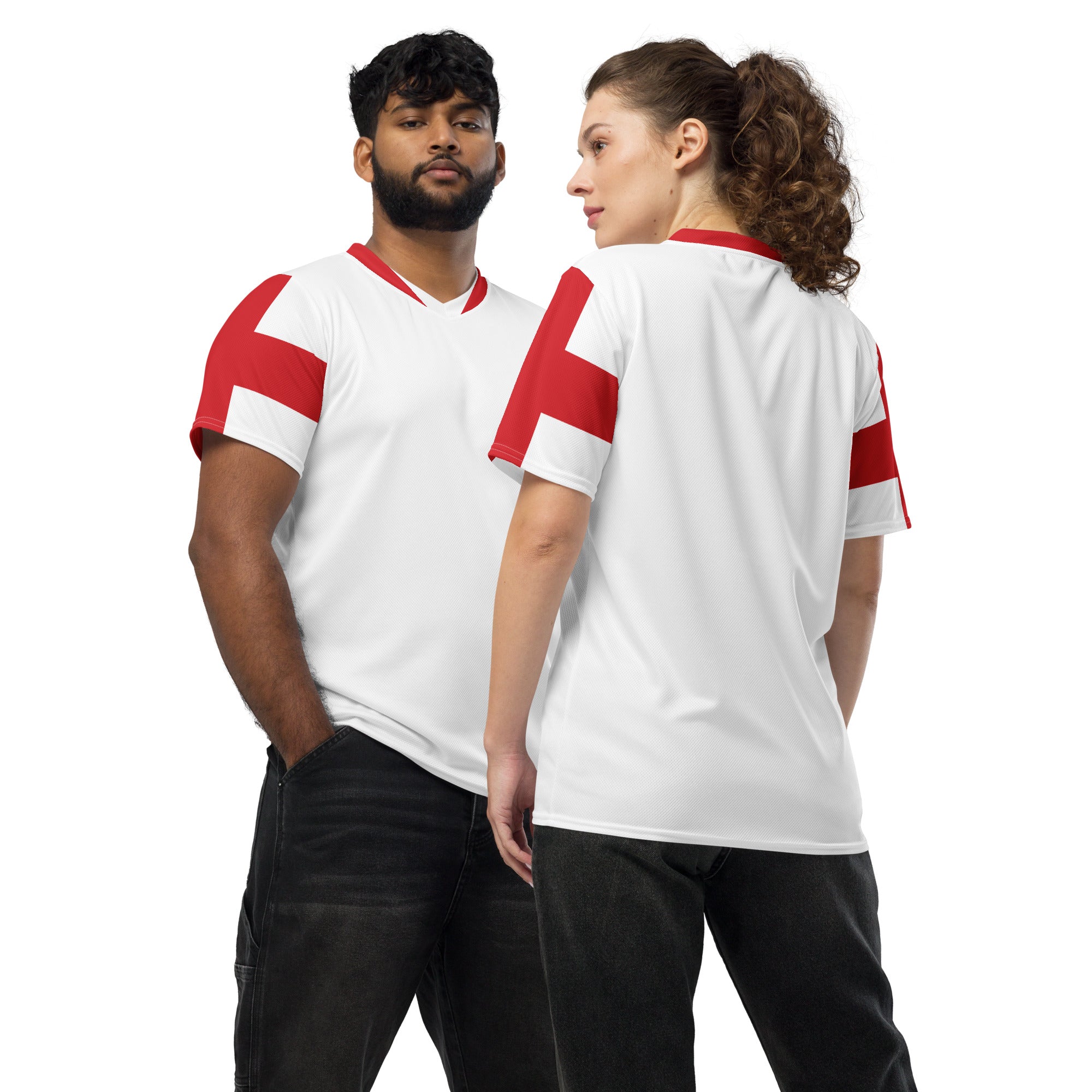 Jolly & Goode Sports Jersey Flag of England Jersey | Sport | Unisex Cheeky British Style