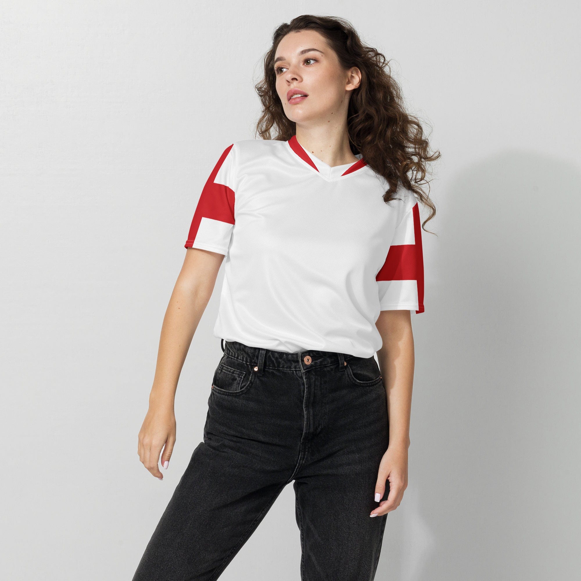 Jolly & Goode Sports Jersey Flag of England Jersey | Sport | Unisex Cheeky British Style