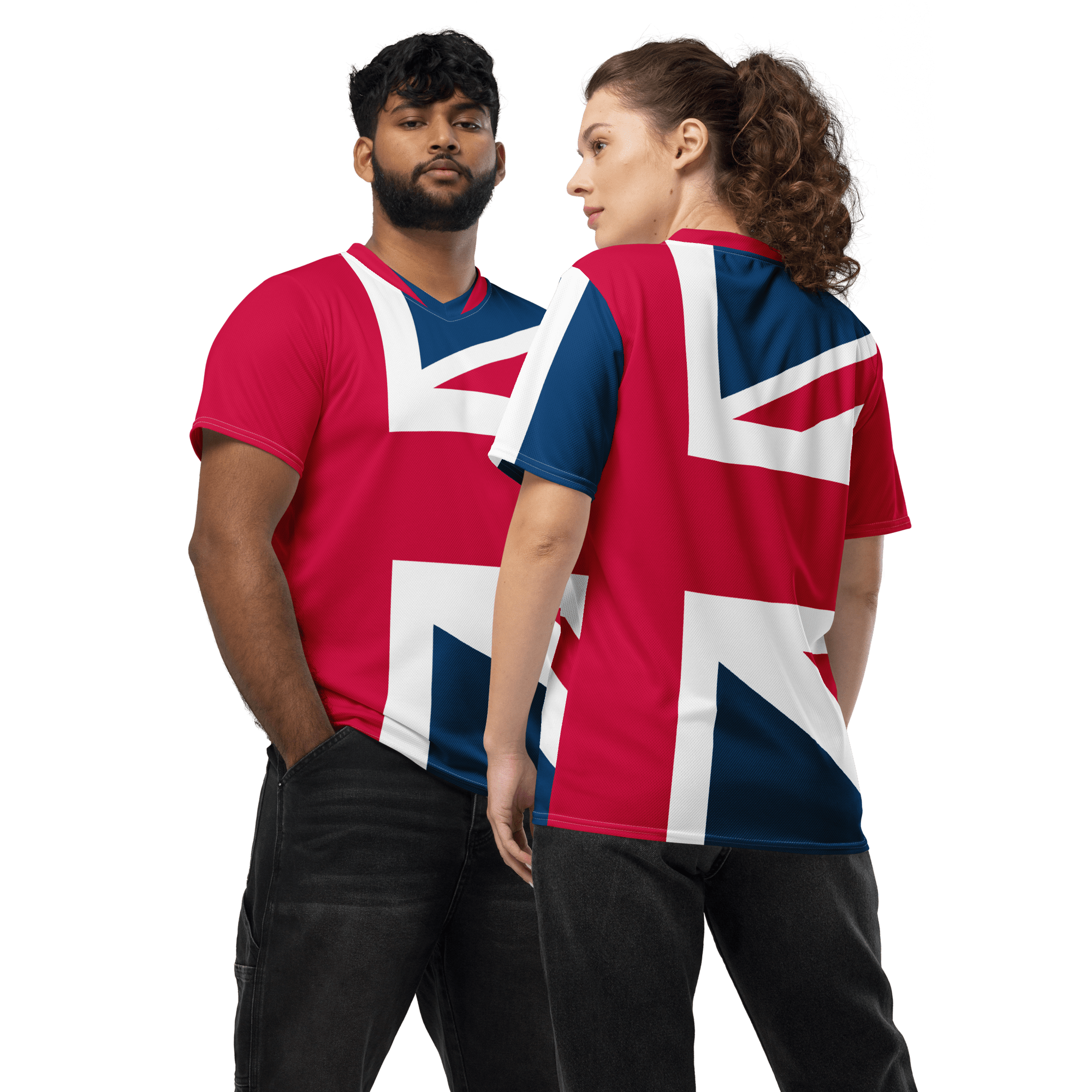 Jolly & Goode Sports Jersey Union Jack Jersey | Unisex Fit Cheeky British Style