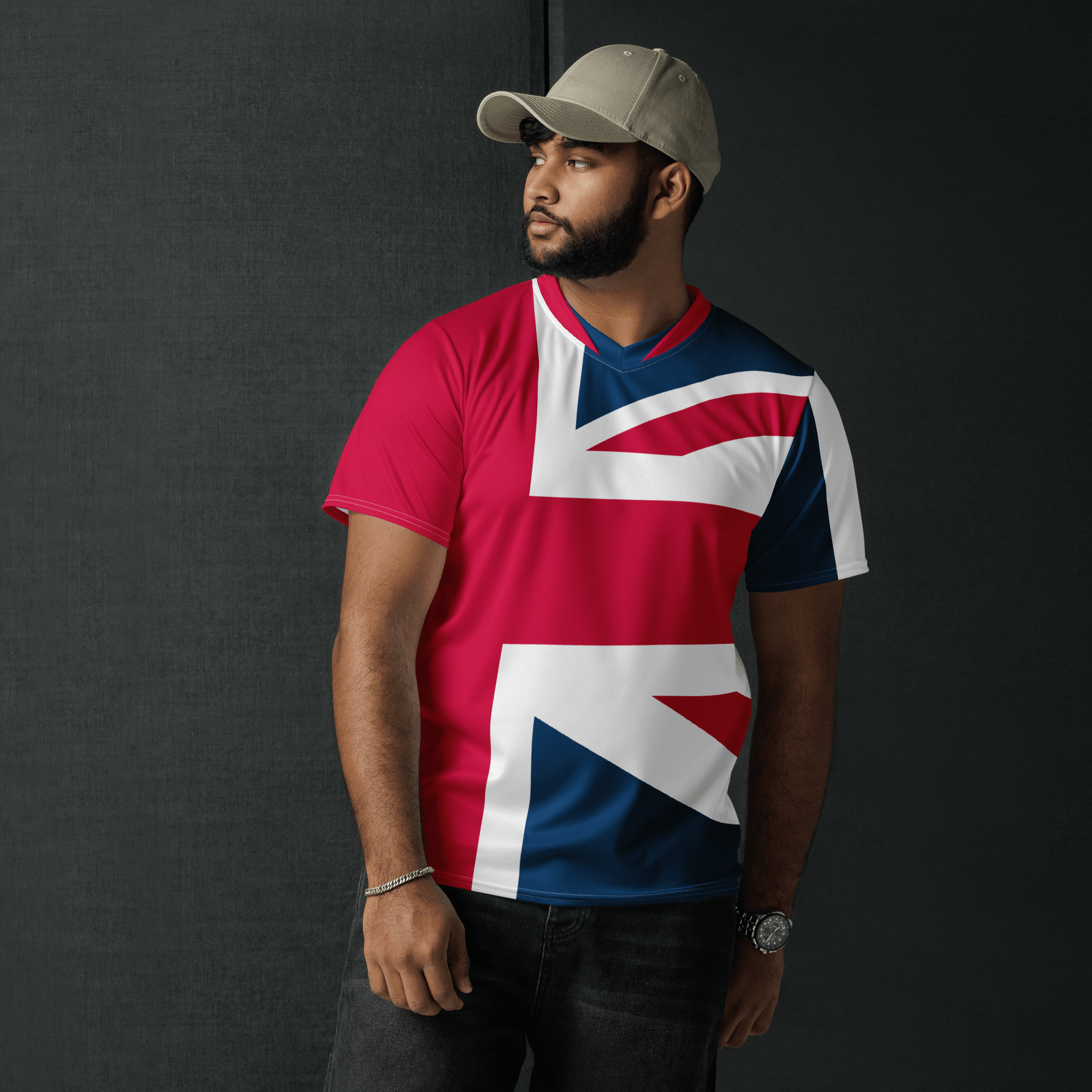 Jolly & Goode Sports Jersey Union Jack Jersey | Unisex Fit Cheeky British Style