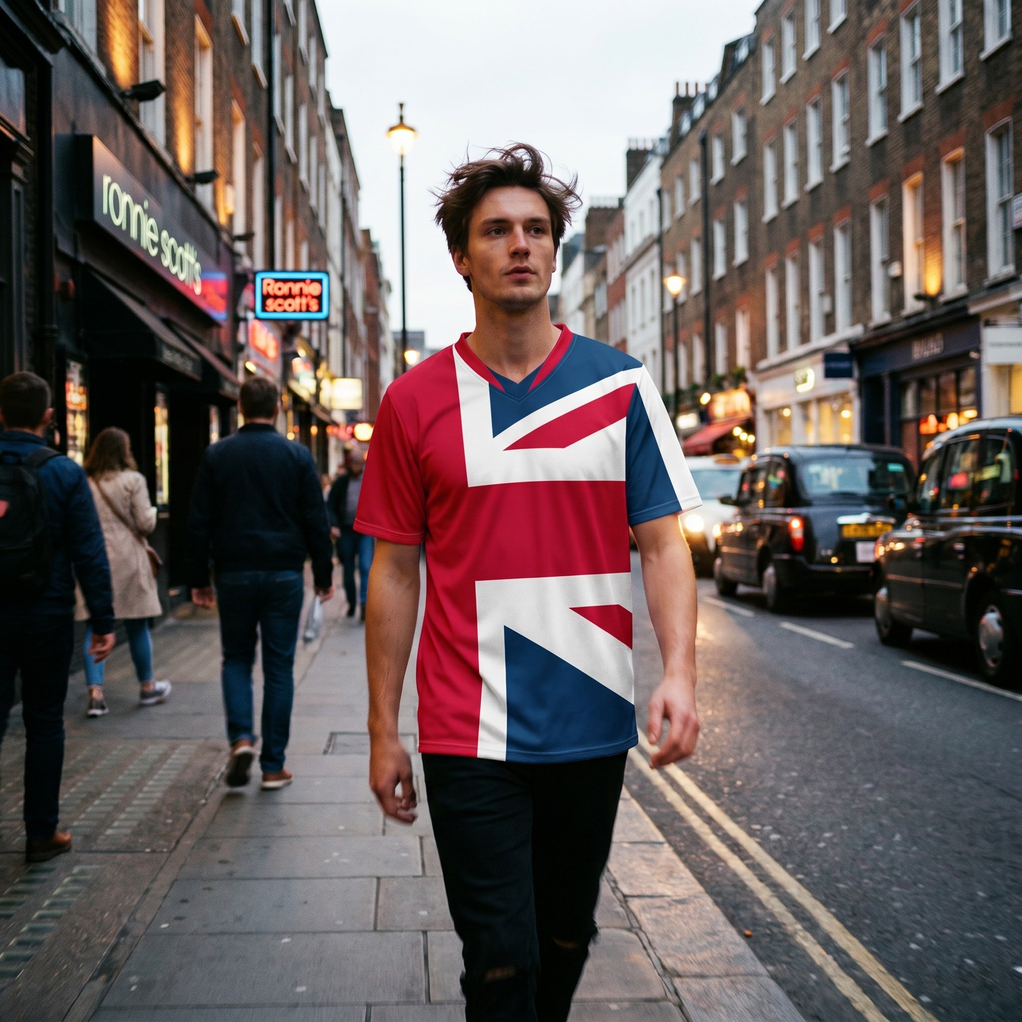 Jolly & Goode Sports Jersey Union Jack Jersey | Unisex Fit Cheeky British Style