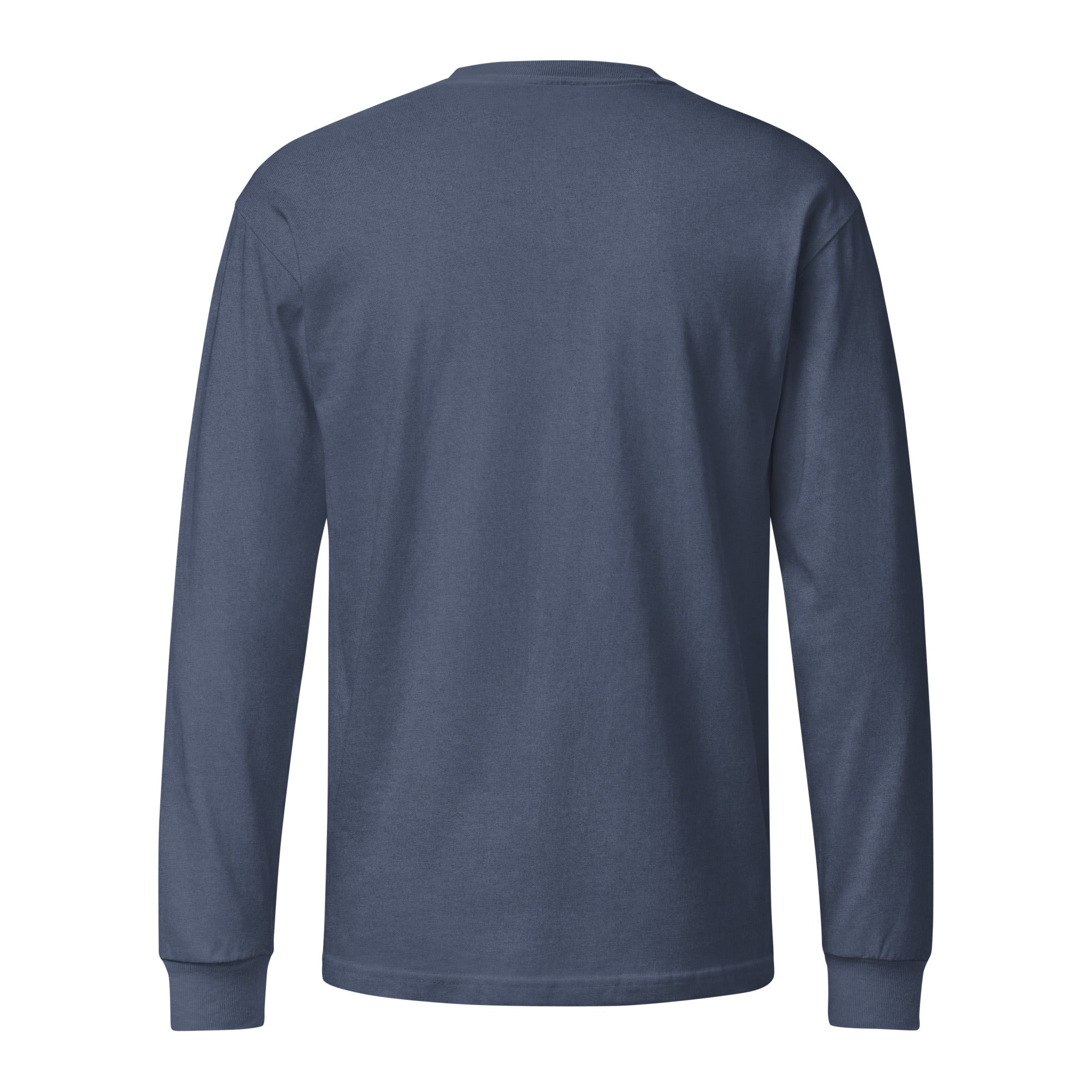 Jolly & Goode Subtle Union Jack Long Sleeve Tee | Garment Dyed Cheeky British Style