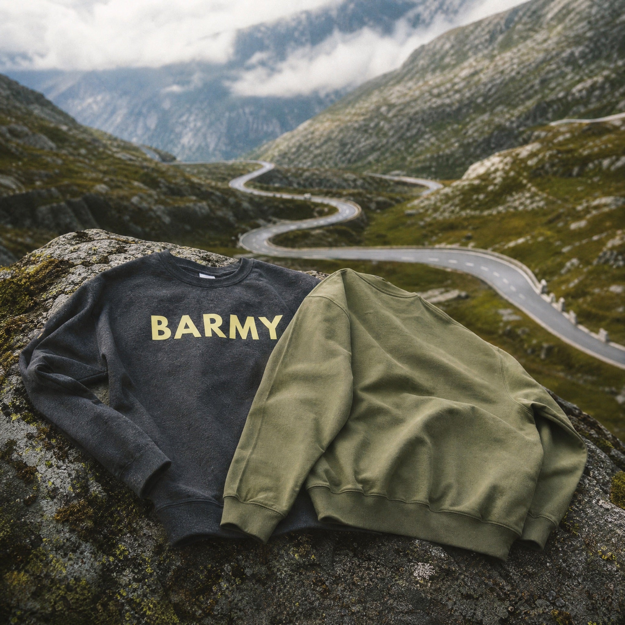 Jolly & Goode Sweatshirt Barmy Sweatshirt Jumper | Unisex Cheeky British Style