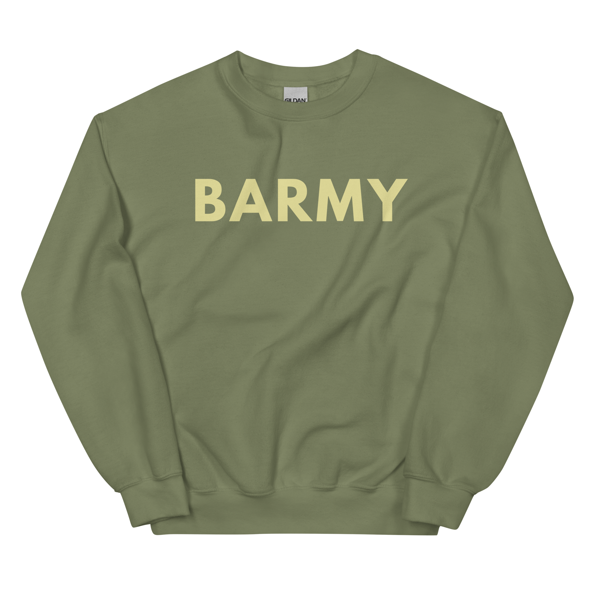 Jolly & Goode Sweatshirt Military Green / S Barmy Sweatshirt Jumper | Unisex Cheeky British Style