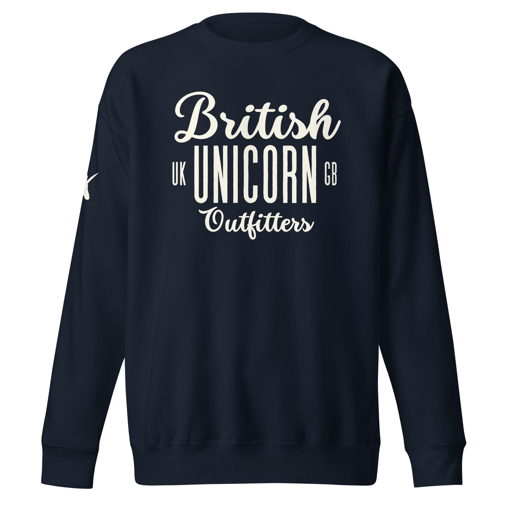 Jolly & Goode Sweatshirt Navy Blazer / S British Unicorn Outfitters Sweatshirt | Unisex Cheeky British Style