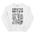 Jolly & Goode Sweatshirt White / S Greatish Britain Pillory Sweatshirt | Unisex Cheeky British Style