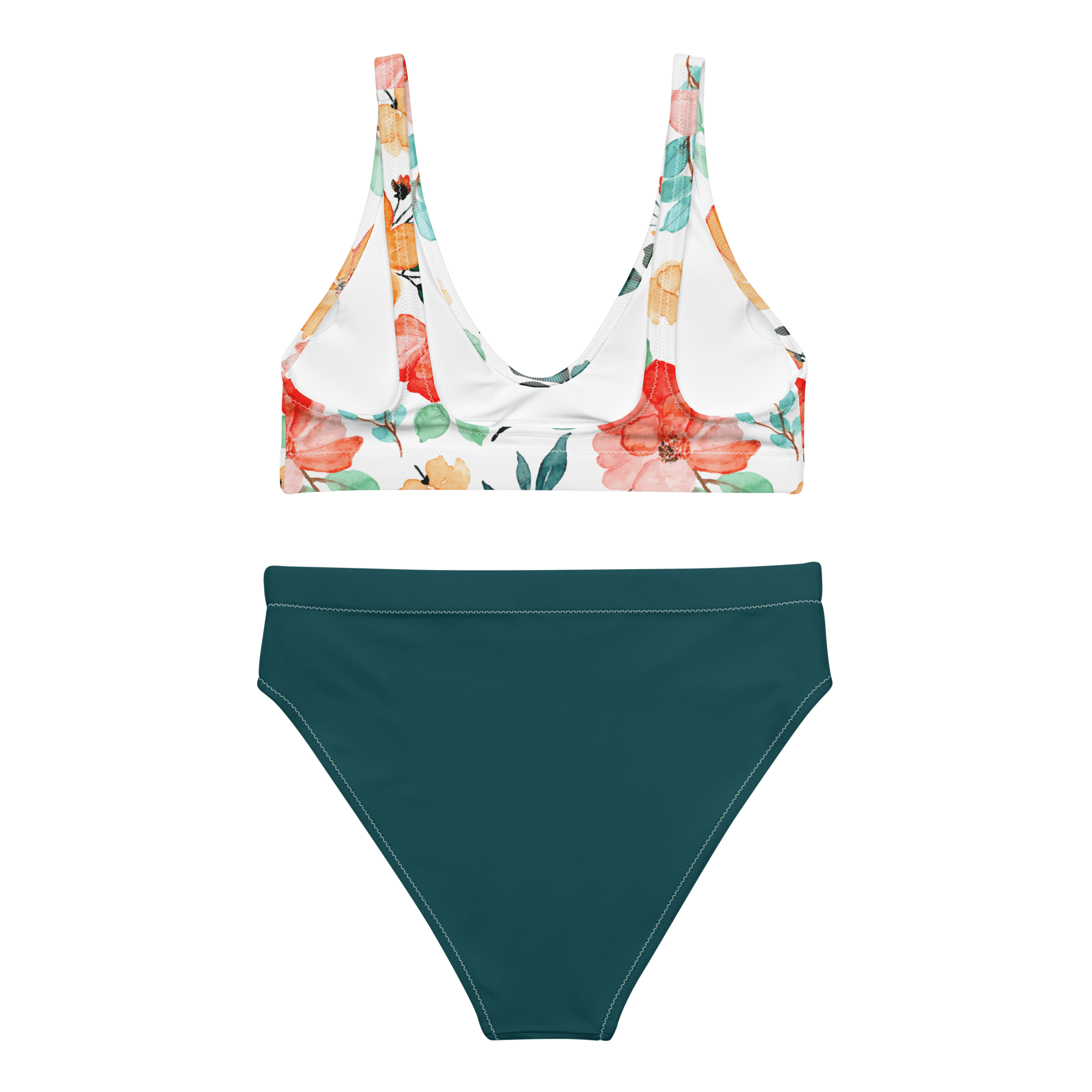Jolly & Goode Swimwear Watercolour Flowers | Floral Bikini Cheeky British Style