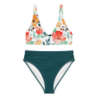 Jolly & Goode Swimwear Watercolour Flowers | Floral Bikini Cheeky British Style