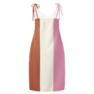 Jolly & Goode Tie-Strap Dresses Neapolitan Ice Cream Tie-Strap Dress Cheeky British Style