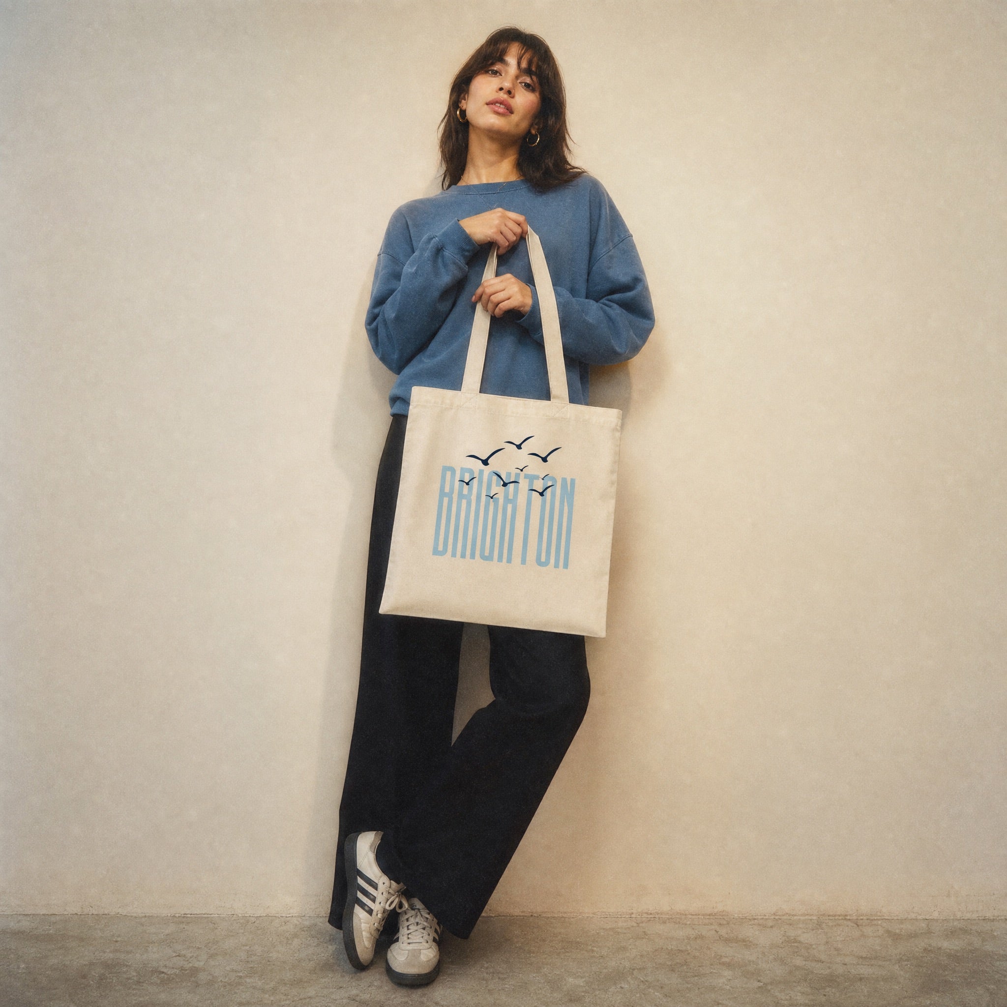 Jolly & Goode Tote Bag Brighton Shore Cotton Tote Bag Cheeky British Style