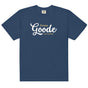 Jolly & Goode True Navy / S Emma Goode A Bit Extra Tee | Garment-dyed heavyweight cotton Cheeky British Style