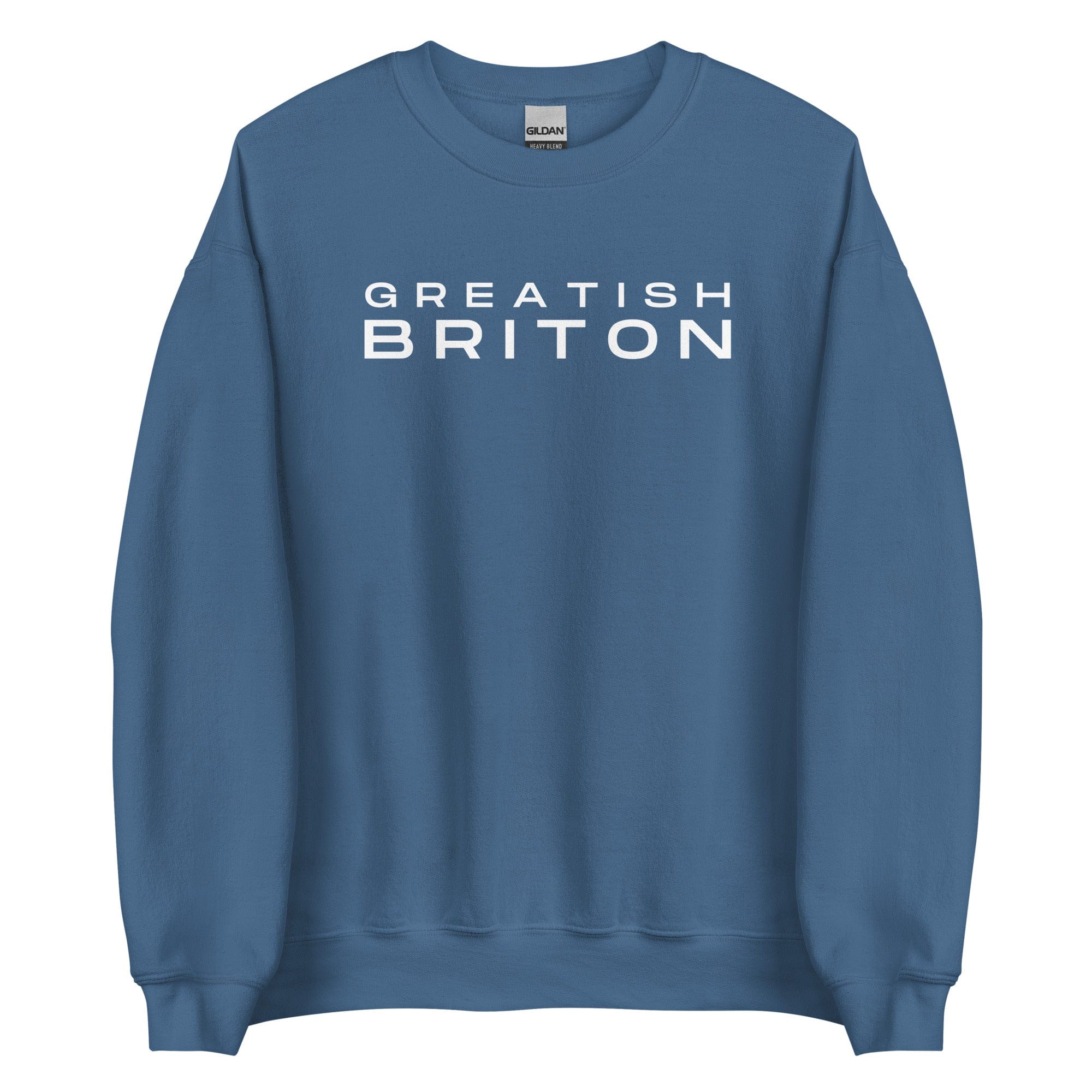 Jolly & Goode unisex sweatshirts Indigo Blue / S Greatish Briton Sweatshirt Cheeky British Style