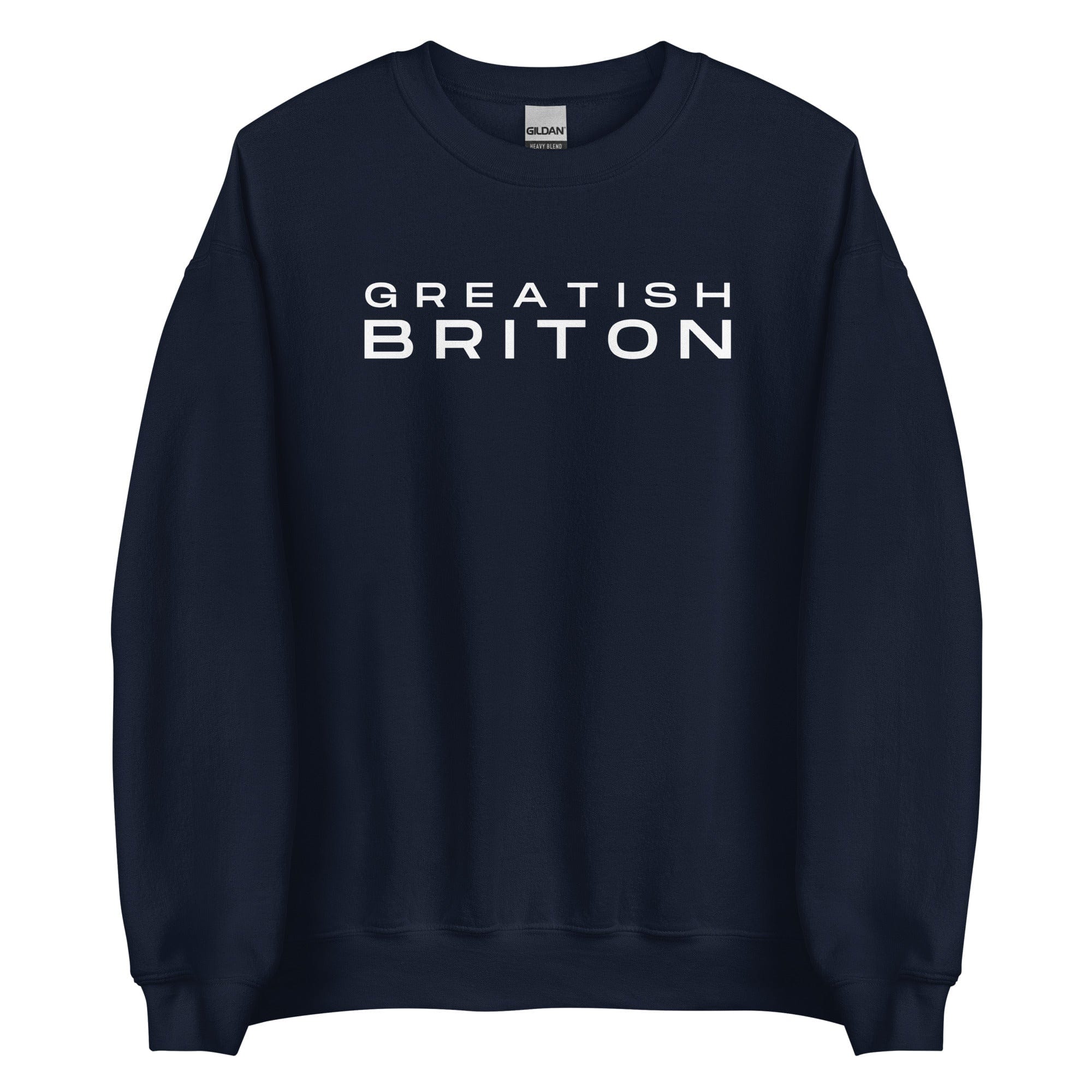 Jolly & Goode unisex sweatshirts Navy / S Greatish Briton Sweatshirt Cheeky British Style
