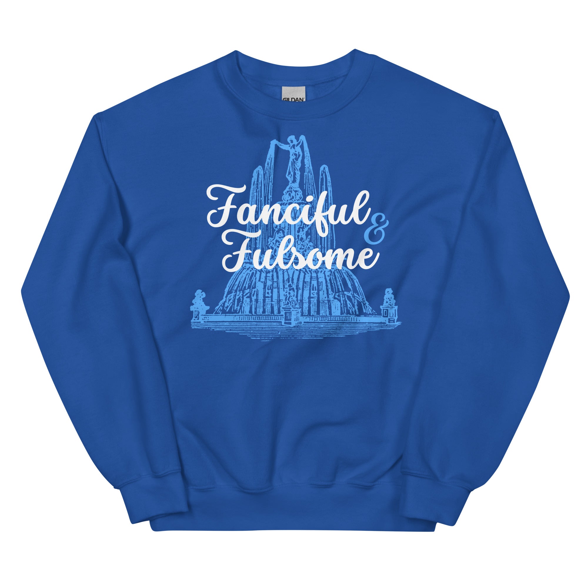 Jolly & Goode unisex sweatshirts Royal / S Fanciful & Fulsome Sweatshirt | Jumper | Unisex Cheeky British Style