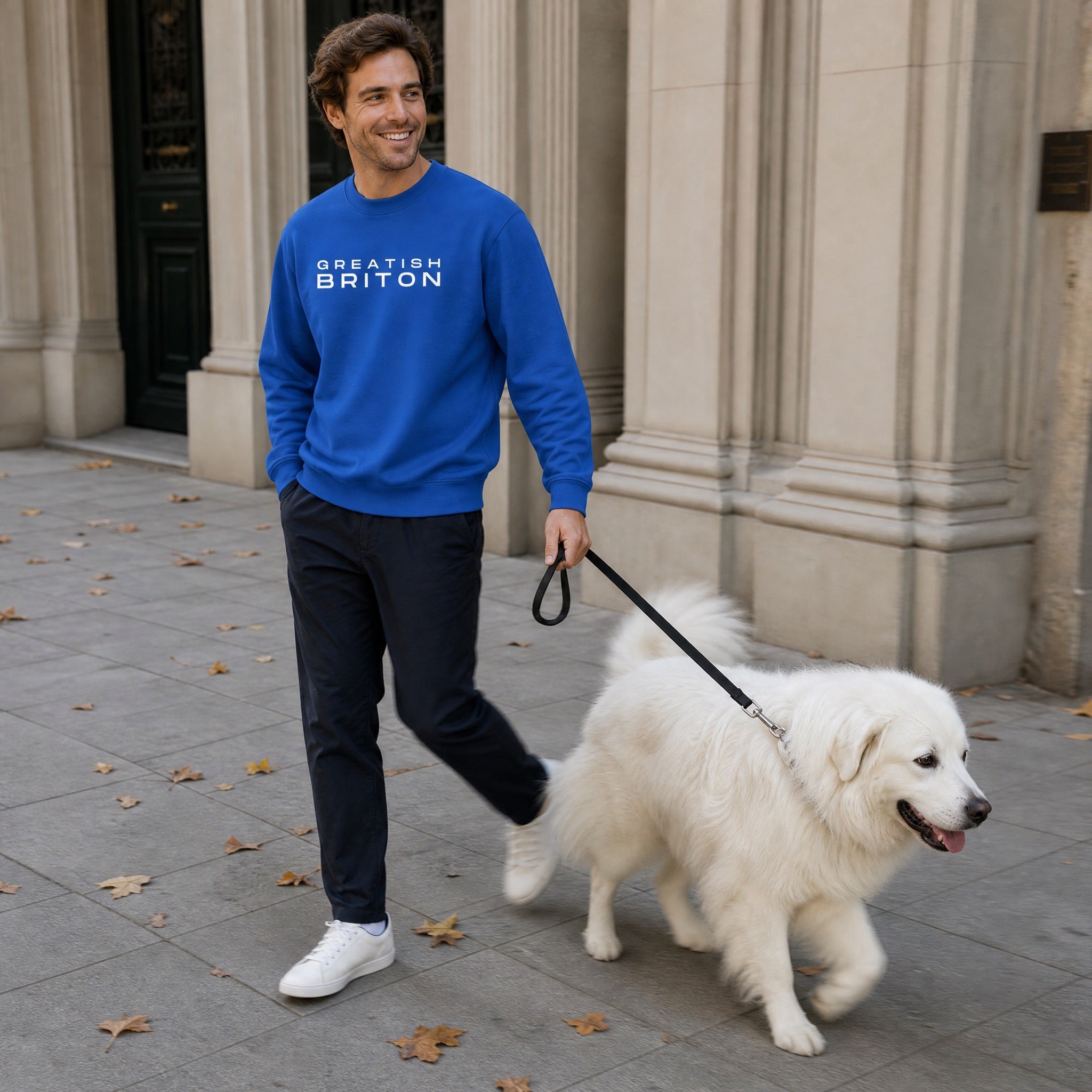 Jolly & Goode unisex sweatshirts Royal / S Greatish Briton Sweatshirt Cheeky British Style