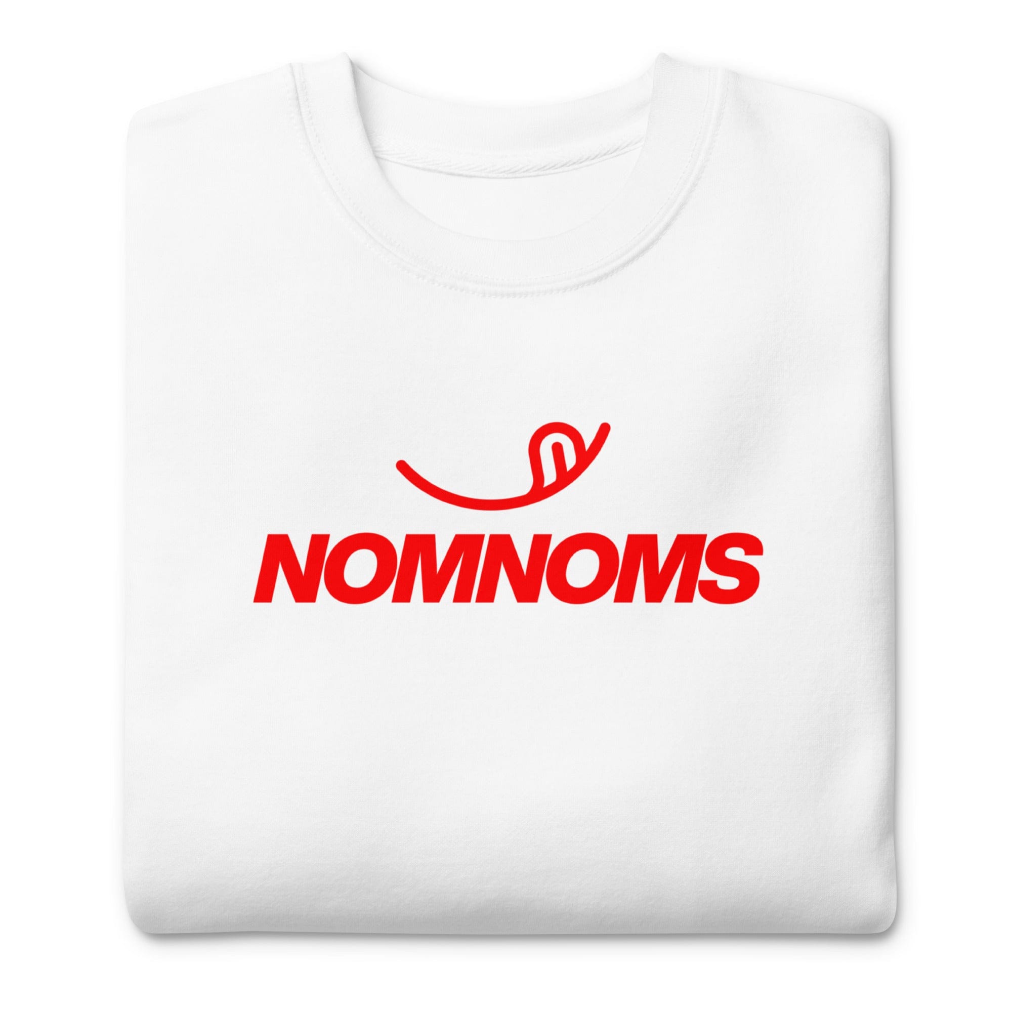 Jolly & Goode unisex sweatshirts White / S Nomnoms Premium Sweatshirt Cheeky British Style