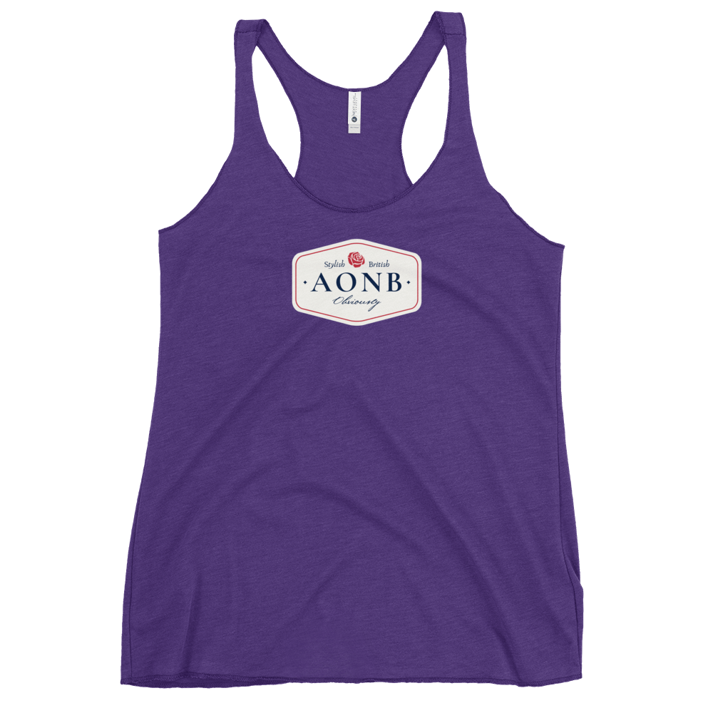 Jolly & Goode Vest Purple / XS AONB Women's Racerback Top | Area of Outstanding Natural Beauty Cheeky British Style