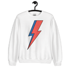 Jolly & Goode White / S Lightning Bolt Sweatshirt Cheeky British Style