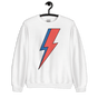 Jolly & Goode White / S Lightning Bolt Sweatshirt Cheeky British Style