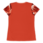 Jolly & Goode women's athletic shirts Watercolour English Rose Women's Athletic Shirt Cheeky British Style